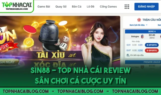 SIN88 - Top Nhà Cái Review Sân Chơi Cá Cược Uy Tín